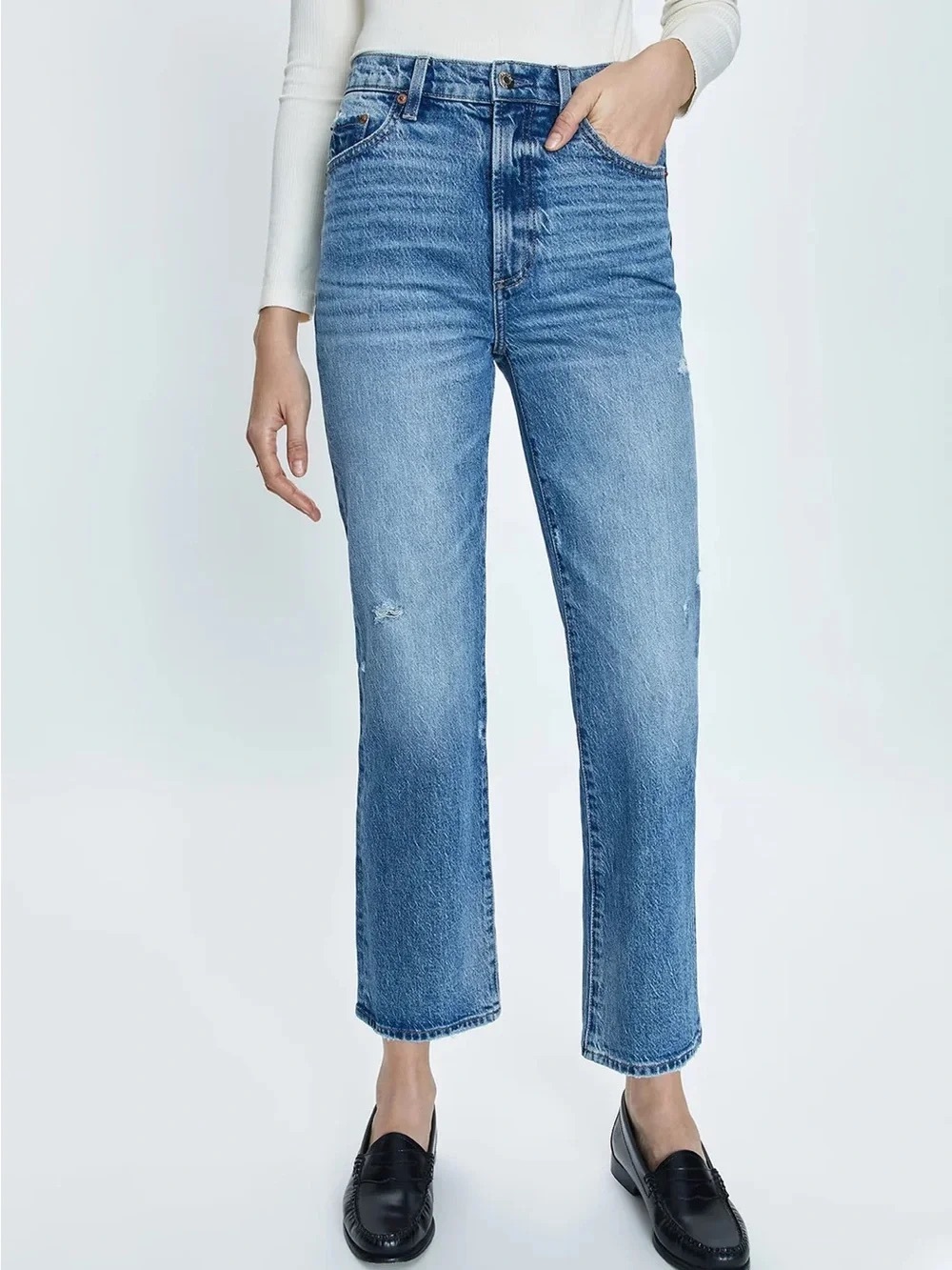 Pistola Ally HighRise Vintage Ankle Bootcut Jeans - Picture 7 of 9